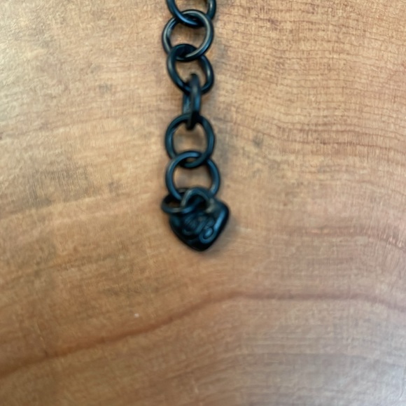 Brighton onyx Fluer De Lis pendant necklace - Picture 5 of 5